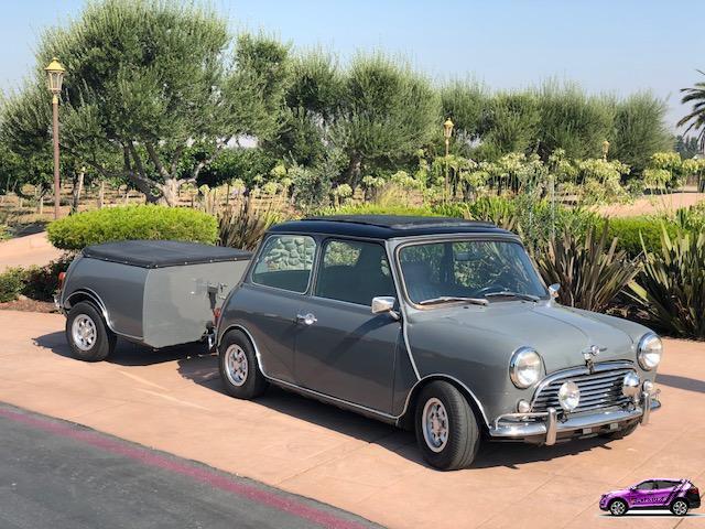 1963 MORRIS MINI COOPER MPI AND TRAILER